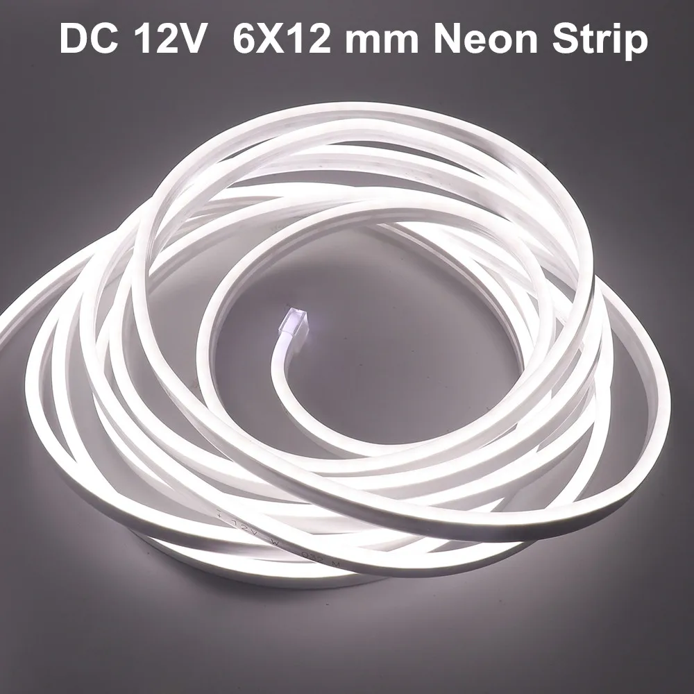 Неоновые полосы 12V Водонепроницаемый SMD 2835 120 светодиодный s/m красные синие