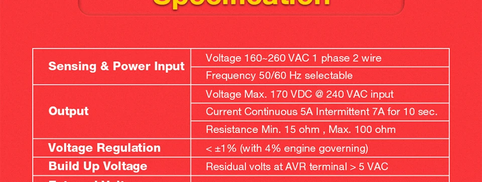EA05AF Электронный регулятор напряжения Генератор набор avr стабилизаторы напряжения Стабилизаторы