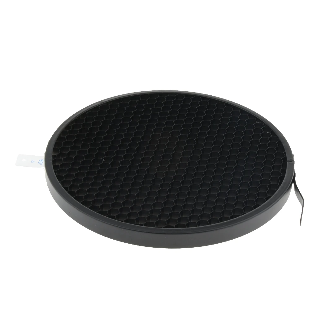 1Pcs 60 Degree Eggcrate Honeycomb Grid for 7'' Reflector Diffuser Lamp Shade Dish Photography Studio Accessories