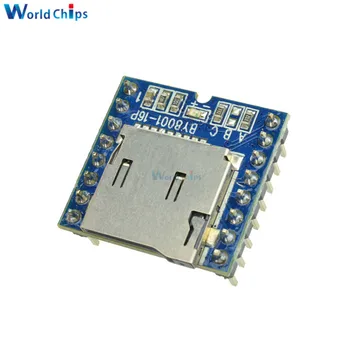 

diymore BY8001-16P MP3 Player Moudle Support Micro SD TF Card DIY Amplifier kit for Arduino MP3 Players Audio Sound 3.3V-5V