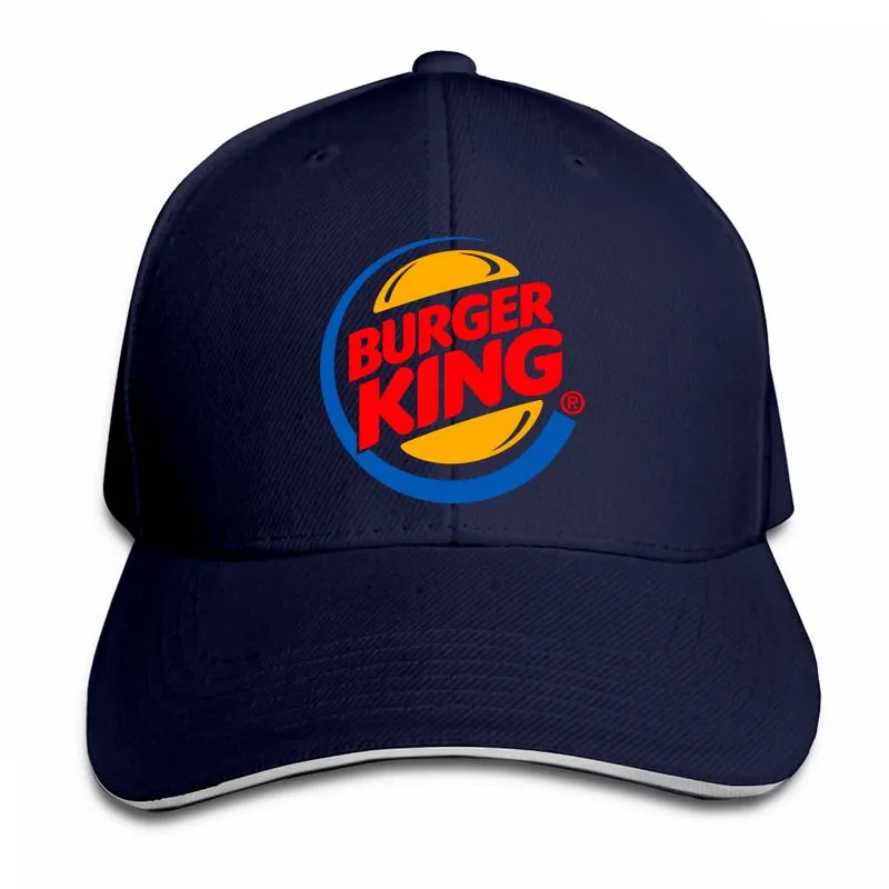 Бейсбольная кепка с логотипом Burger King BK для мужчин и женщин, Кепка-Дальнобойщик, модная Регулируемая Кепка - Цвет: 2-Navy