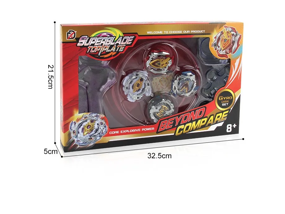Bayblade XD168-9 B104 B105 B106 B110 Рождественский подарок двухсторонняя Тяговая линейка пусковая установка