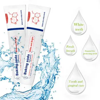 

Baking Soda Toothpaste Teeth Whitening Fresh Mint Toothpaste Removal Tooth Stains Oral Hygiene Clean Health Tooth Care