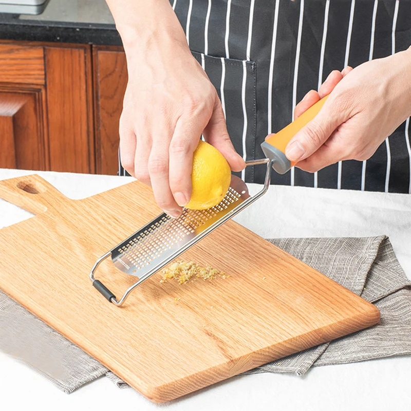 Высококачественная терка для сыра из лимонного зестра, многофункциональная нержавеющая сталь, острый Овощной фруктовый инструмент для кухонных инструментов