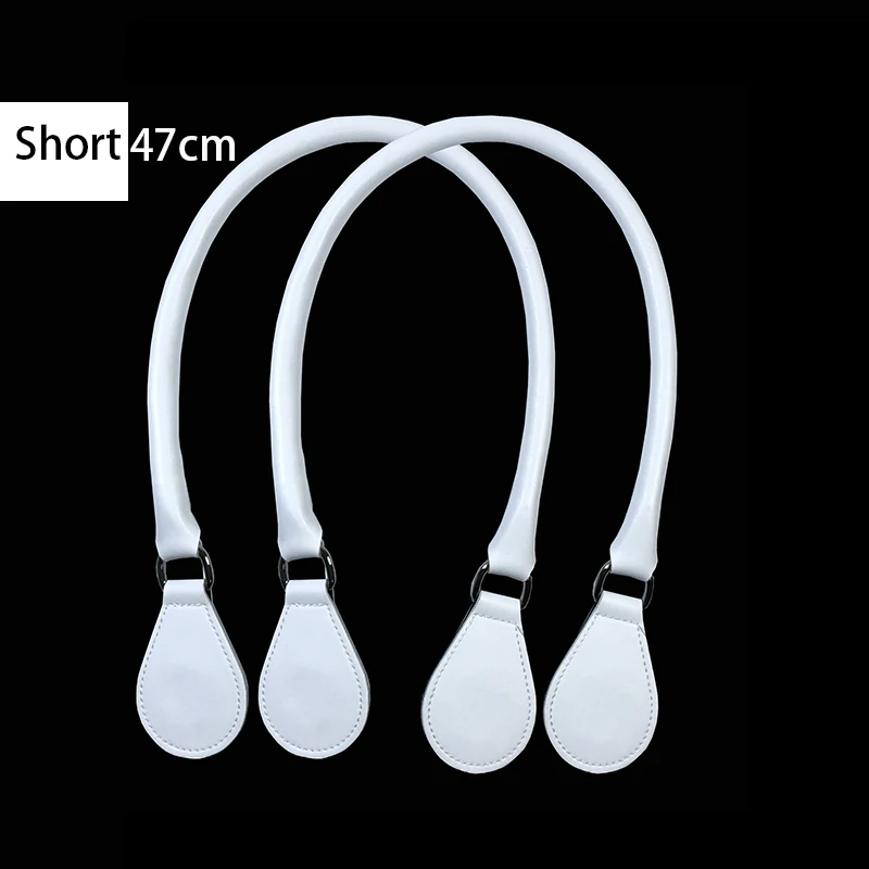 2021 New Leather Round Belt Handle with D Buckle Drops for City Chic Obag Basket Bucket Classic Mini Women Handbag O Bag 