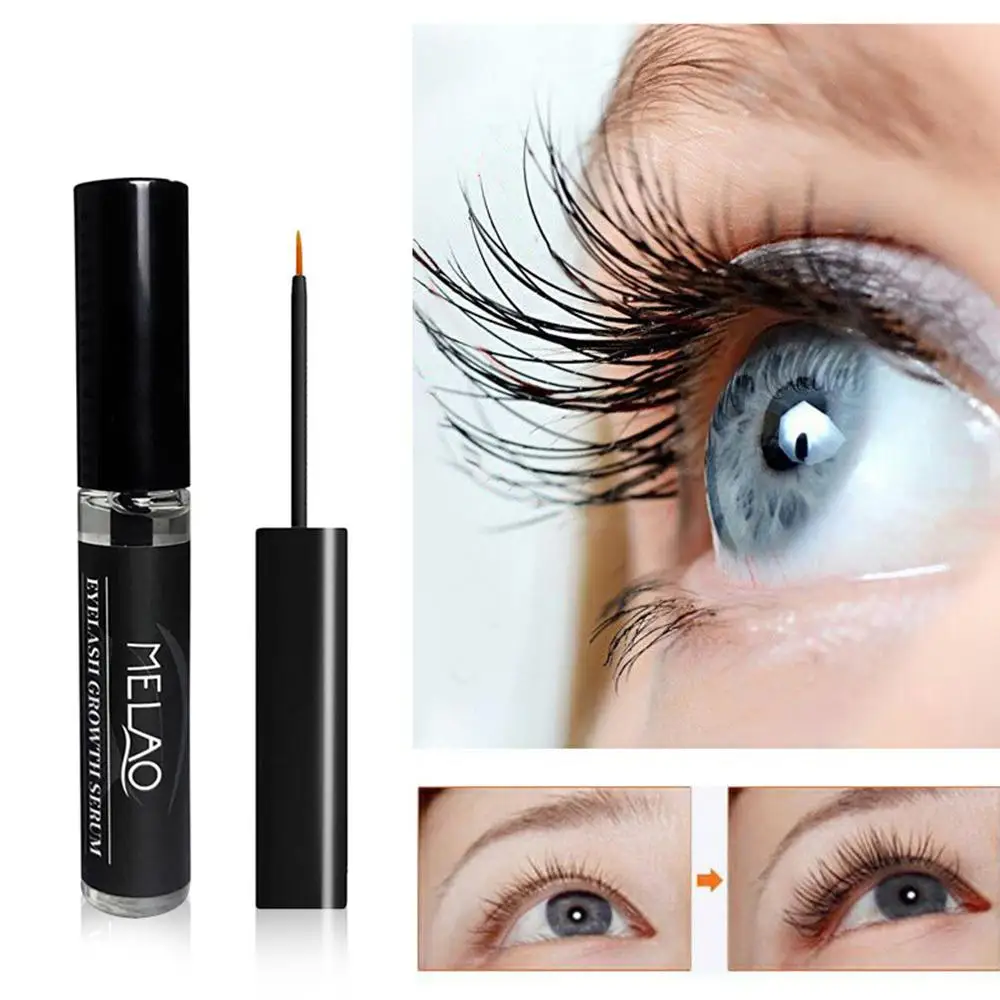 

ELAO Eyelash Growth Serum Thicken Extension Enhance Eye Lashes Liquid Stimulate for Hair Follicle Growth