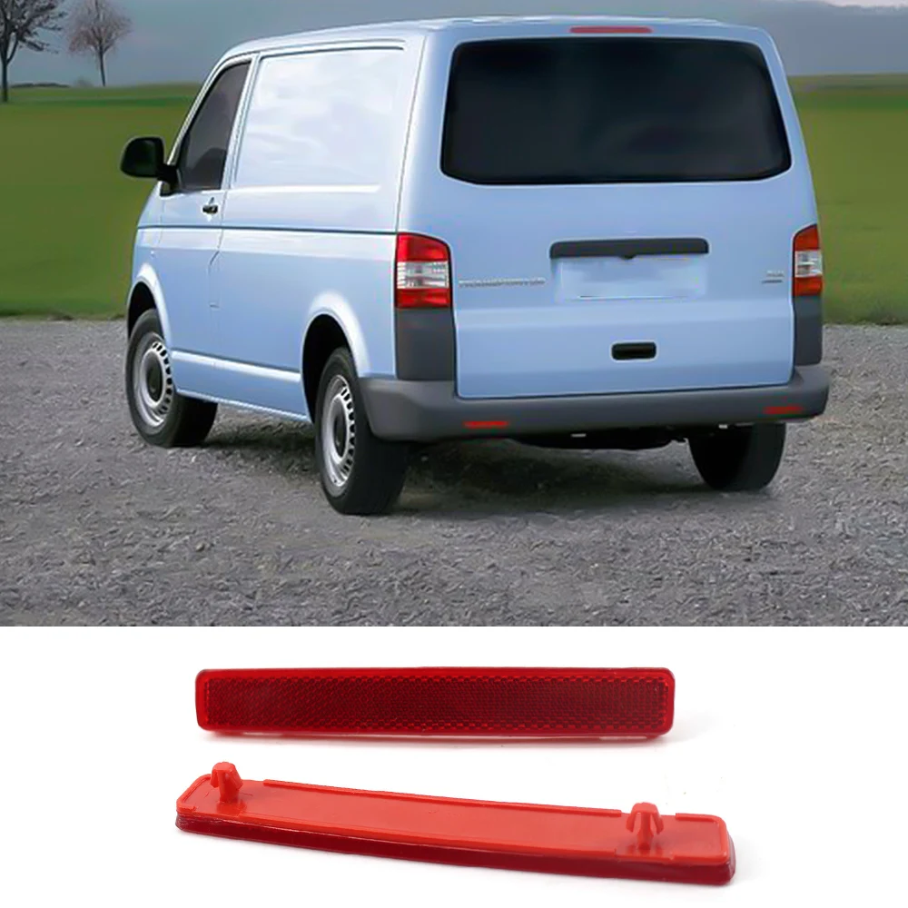Отражатель левого и правого заднего бампера для VW Transporter T5 2004-2011 7E0945105 7E0945106