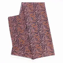 Модальные эластичные атласная шёлковая ткань Африканская мягкая восковая ткань с принтом 2 ярда шифон 4 ярда audel modell ИМИТИРОВАННАЯ ткань Анкара 90755