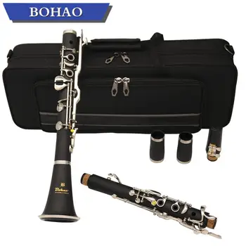 

New professional German design style G tone 18 keys clarinet Hard rubber Good material good sound with case