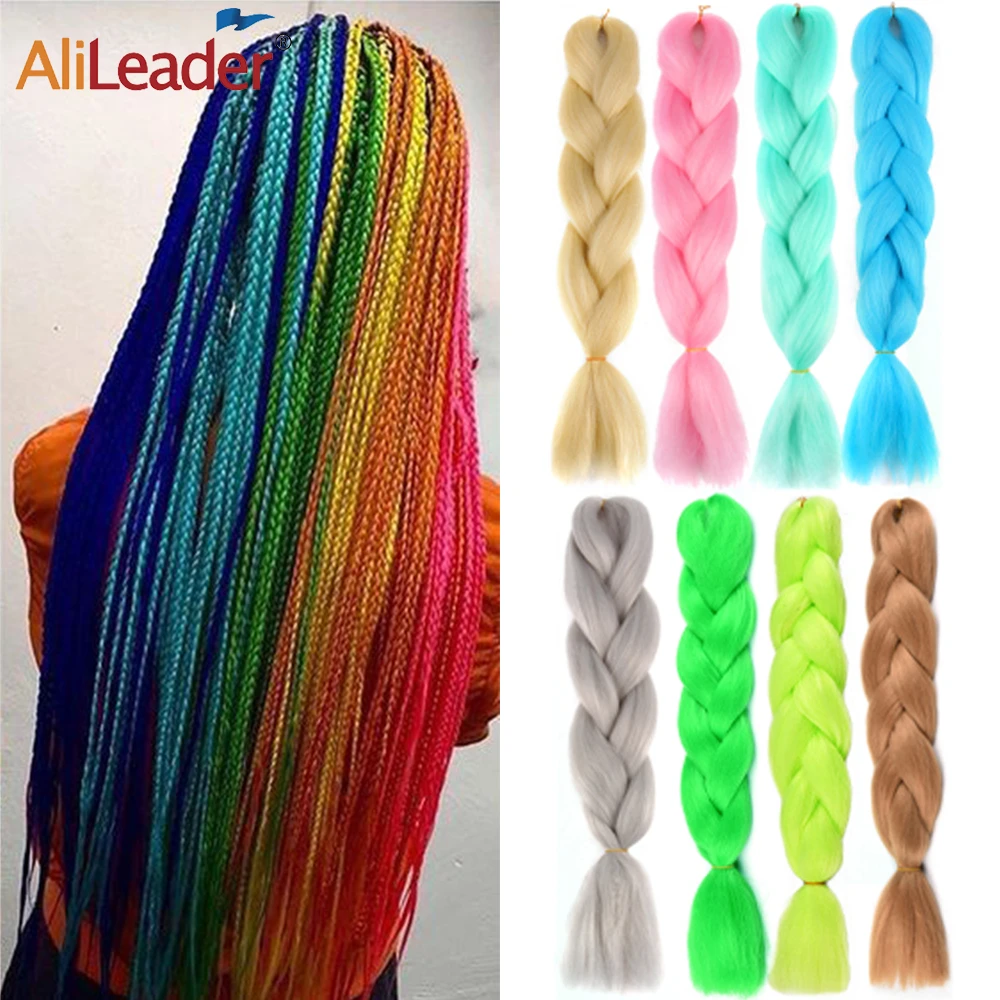 braids with synthetic hair