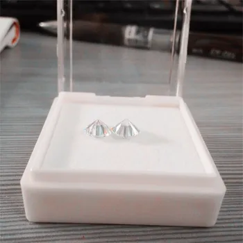 

Test Positive Including Certificate IJ Color 3.5ct 9.5mm VVS 3Ex Brilliant Cut Lab Grown 100% Real Moissanite For Golden Jewelry
