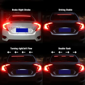 

For Mercedes BENZ W210 W211 W203 W204 Audi R8 A3 A4 A5 A6 A7 A8 Car LED Brake Light With Driving Turn Signal Warning Stop Lamp