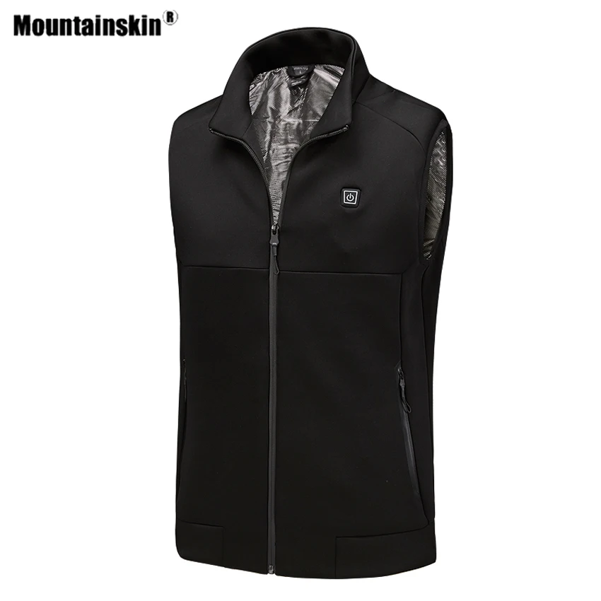 Mountainskin, мужской, женский, USB, умный, нагревательный жилет, для походов, без рукавов, куртки, для спорта на открытом воздухе, жилет, для катания на лыжах, мужские пальто, VA485