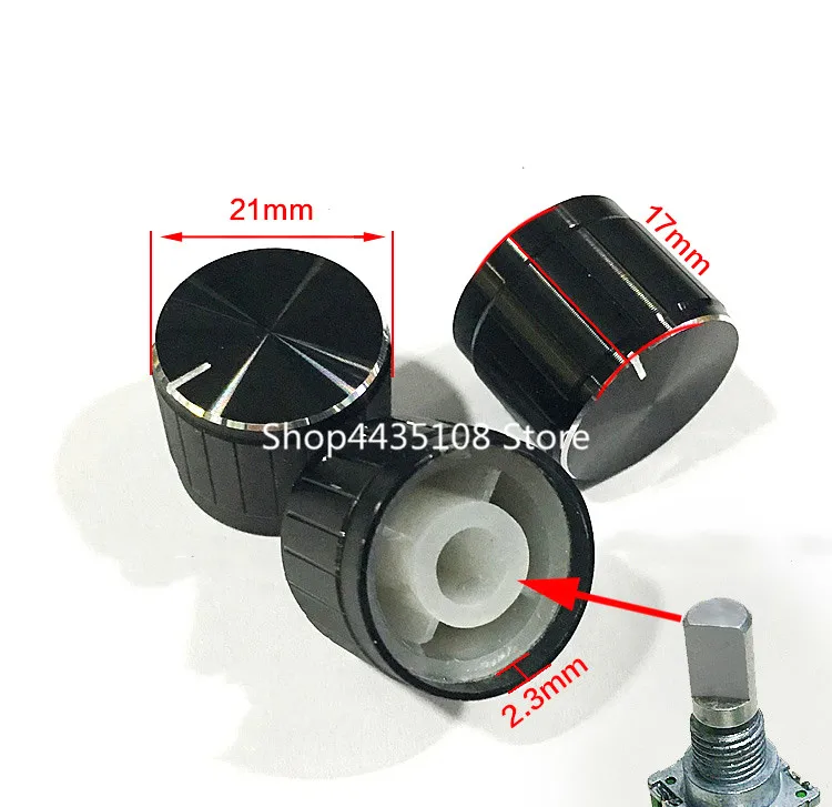 50pcs Skirted Knob MF-A04 For Standard Pots D 32mm H 16mm Hole Diameter 6mm