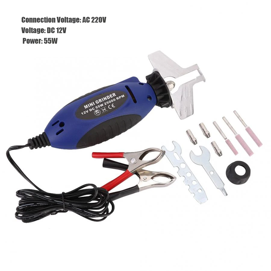 12V Mini Chainsaw Sharpener Electric Chain Grinding Machine Saw File Grinder Sharpening Tool | Инструменты