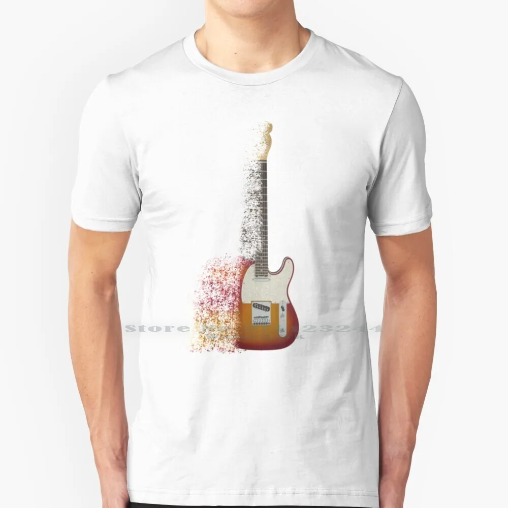 Tele Explosion T Shirt Cotton 6Xl Telecaster Chitarra Musicista Country Classic Brad Paisley Explosion