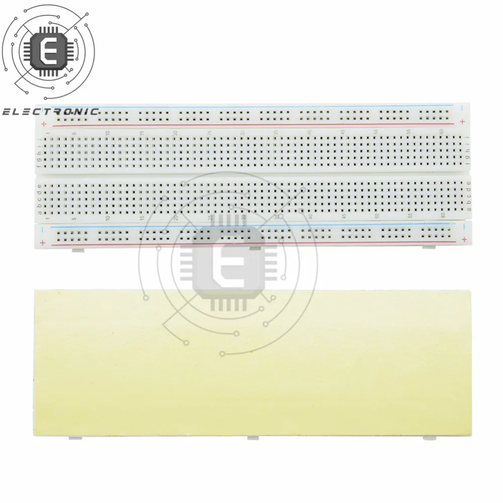 

MB102 Mini Universal Solderless Breadboard 830 Contacts PCB Breadboard Bread Board For Bus Test Circuit