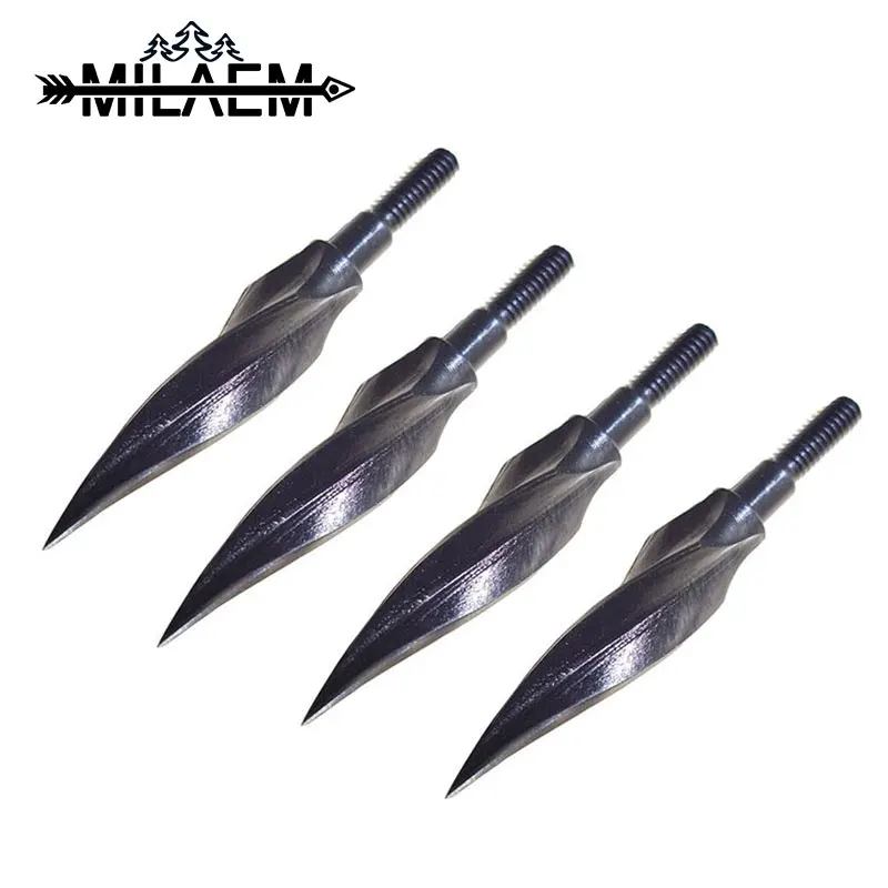 6//12pcs Archery Traditional Broadhead Arrow Head Metal Practice Recurve Bow Hunt