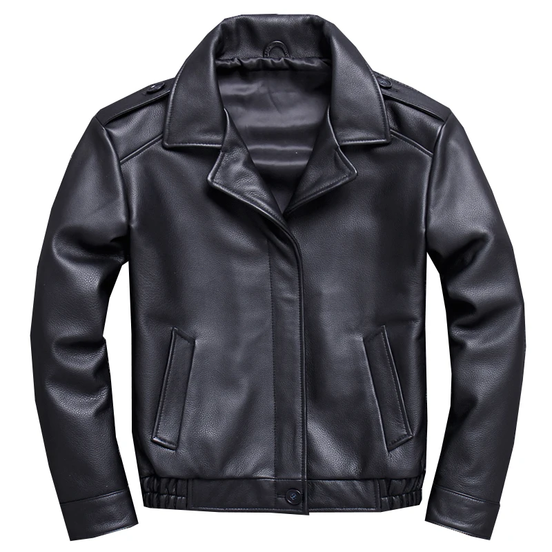 Gratis Verzending. mens Dikke Lederen Jas. kwaliteit Koeienhuid Jas. kwaliteit Korte Slim Uitloper. fashion Casual Jassen Motor Gratis Verzending. mens Dikke Lederen Jas. kwaliteit Koeienhuid Jas. kwaliteit Korte Slim Uitloper. fashion Casual Jassen Motor