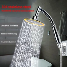 

Detachable 6 Inch Rainfall Shower Head Water Saving Bath SPA Top Sprayer Nozzle Bathroom Accessories Showerhead High Pressure