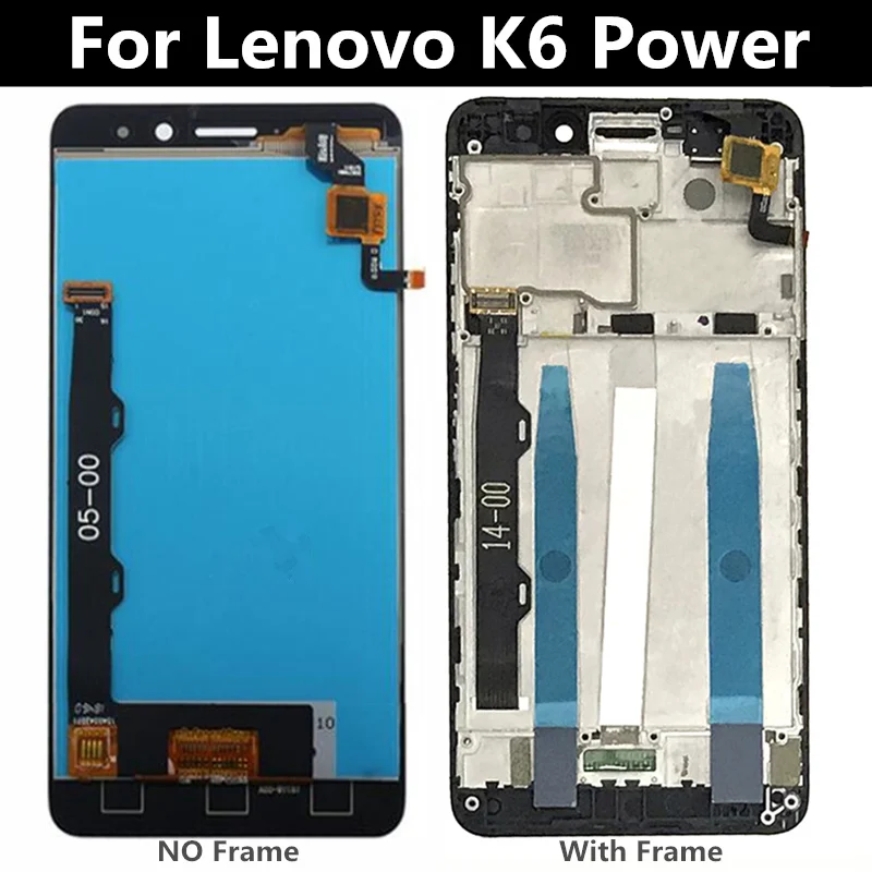 ЖК-дисплей 5 0 дюйма для Lenovo K6 Power K33a42 k33a48 сенсорный экран дигитайзер стекло в сборе