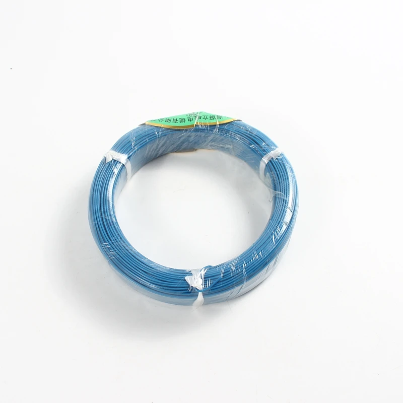 23AWG 0,3 квадратный высокотемпературный провод PTFE изоляционный кабель устойчив к электрическому луженому оловянному посеребрению медные провода 0,3 мм - Цвет: Blue