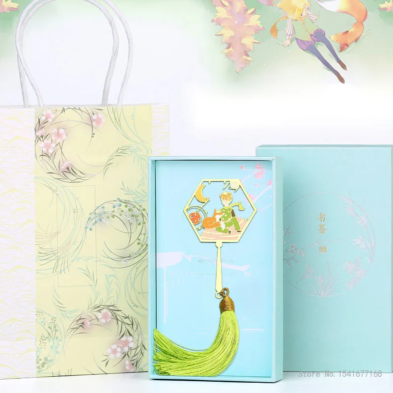 The Little Prince Chinese Style Forbidden City Cultural and Creative Group Fan Bookmarks Send Friends Souvenirs, Home Decoration
