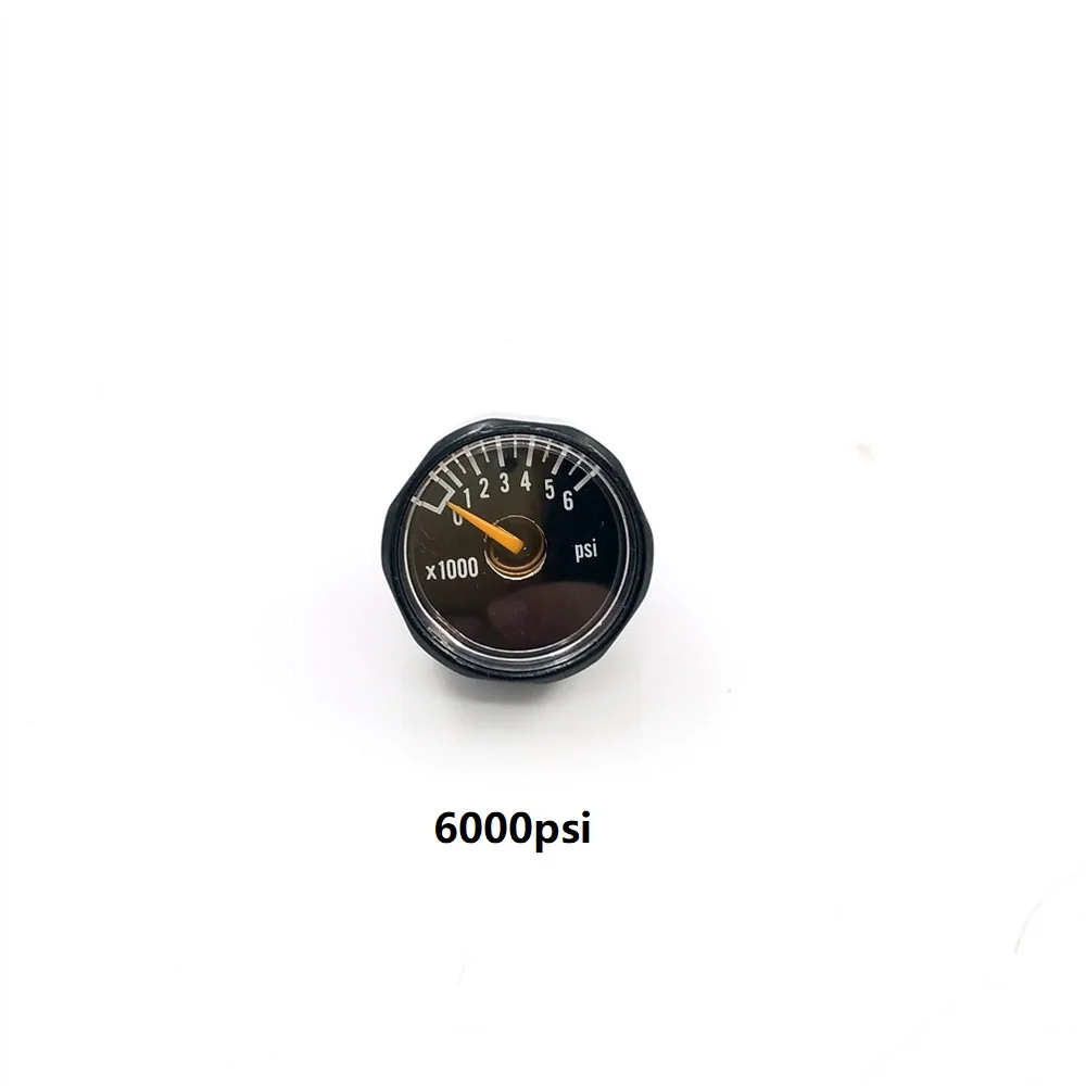 6000psi Пейнтбол PCP пневматическая винтовка пистолет Давление датчик 300/1500/3000/5000/6000psi/350bar мини микро манометр 1/8npt - Цвет: 6000psi
