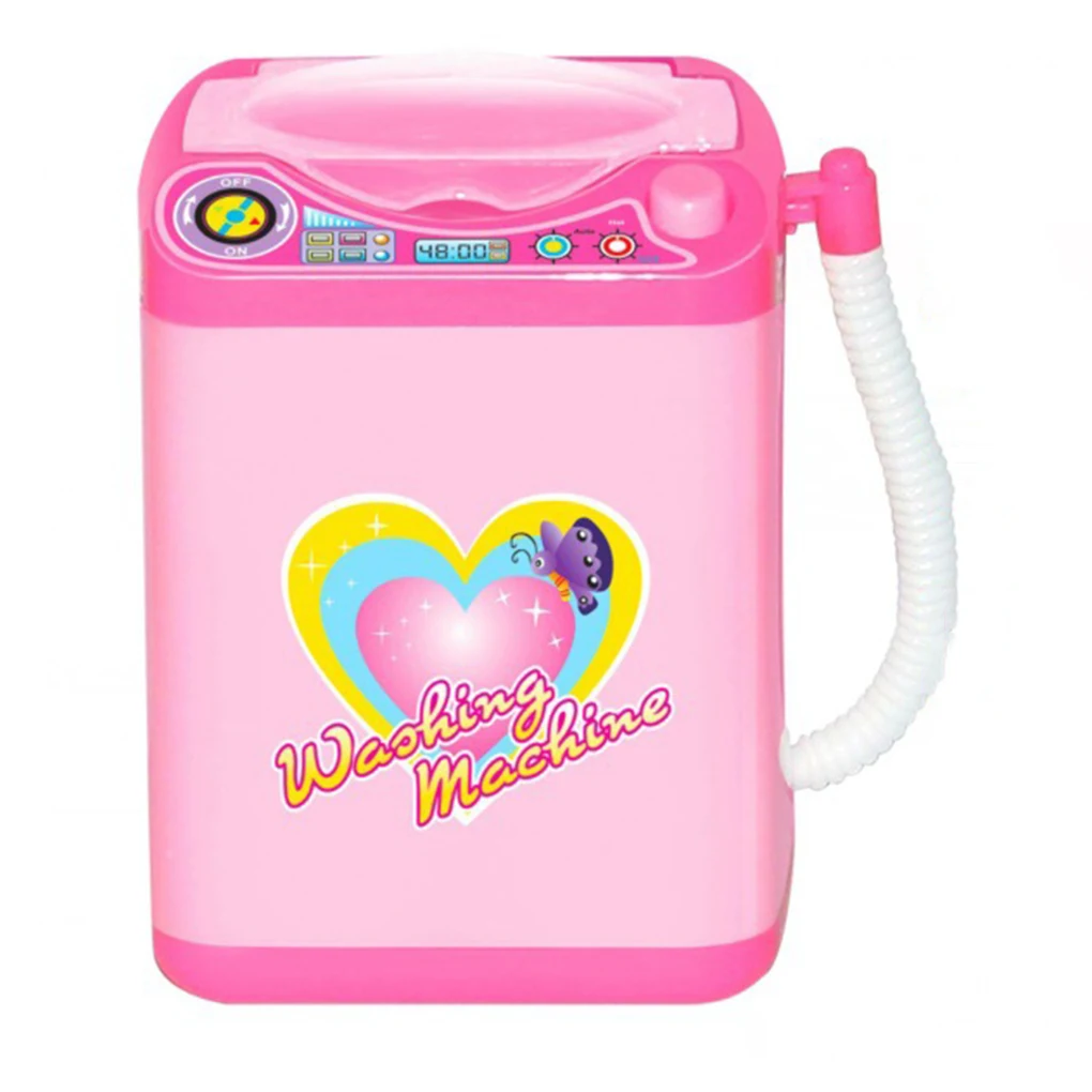 Mini Automatic Washing Machine Toys Children Furniture Toys Makeup