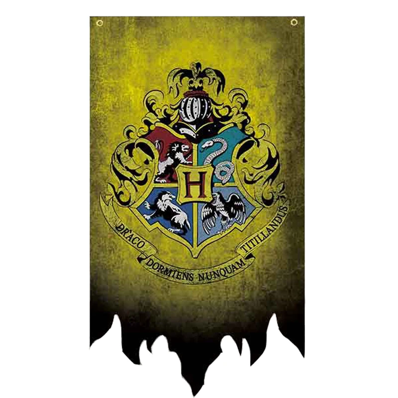 Gryffindor вечерние принадлежности для дня рождения колледж hp флаг баннеры для мальчиков девочек Дети Хэллоуин украшения Рождественский подарок