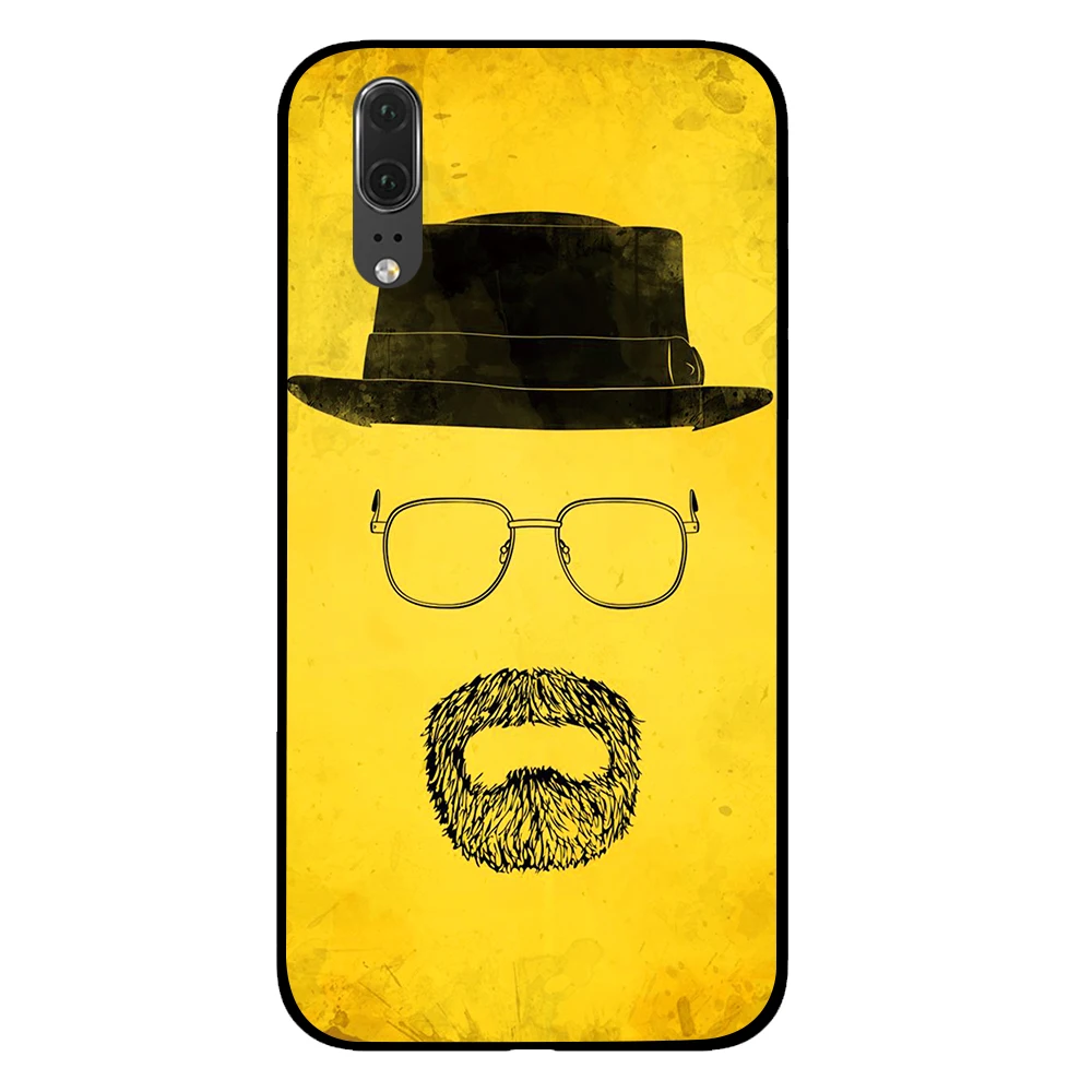 Walter Breaking Bad черный чехол для телефона huawei P30 P20 mate 10 20 Pro Lite Nova 3 4 3i чехол - Цвет: 4