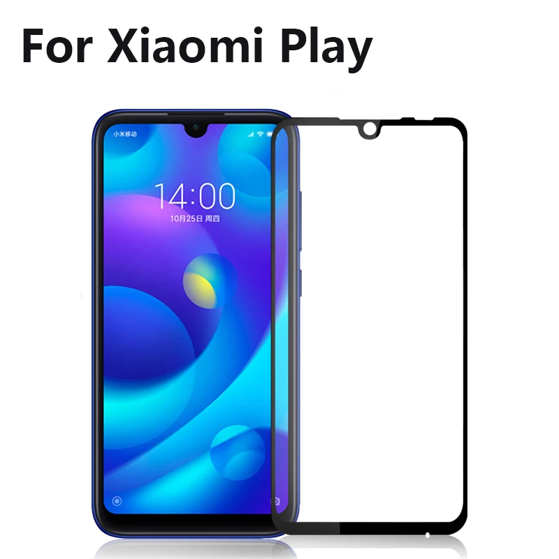 Защитная пленка для экрана из закаленного стекла с полным покрытием Xiaomi mi Play Xiao |