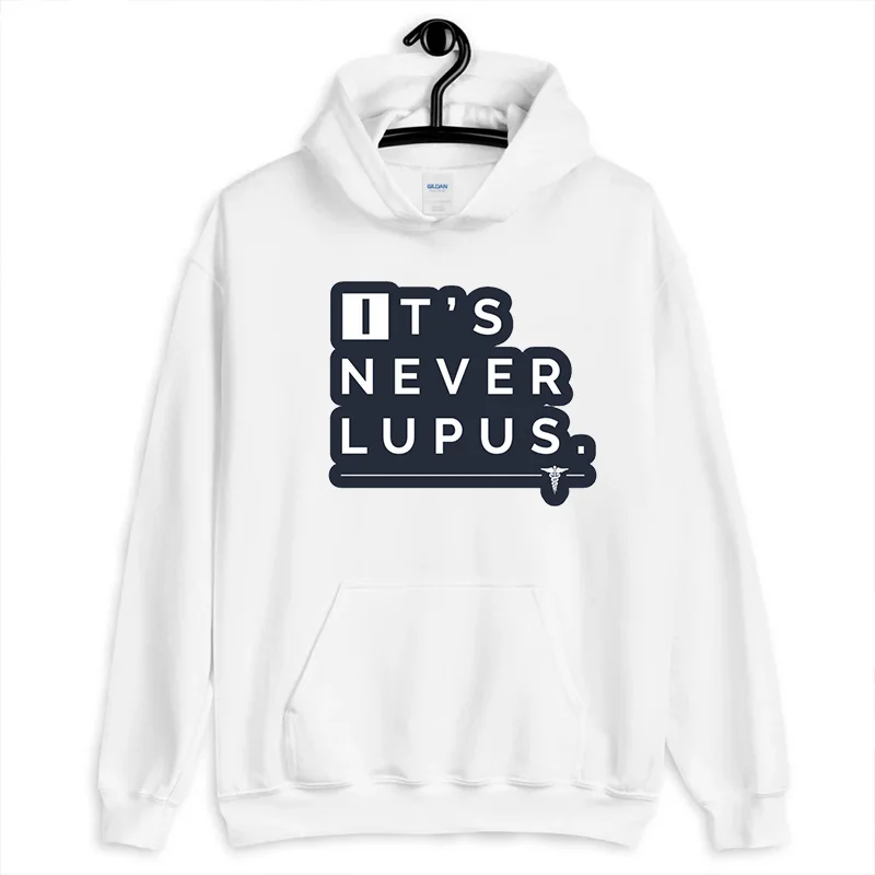 It's Never Lupus толстовка мужская Dr House хлопковая толстовка House MD Толстовка Harajuku модный топ с длинными рукавами Tumblr одежда с принтом