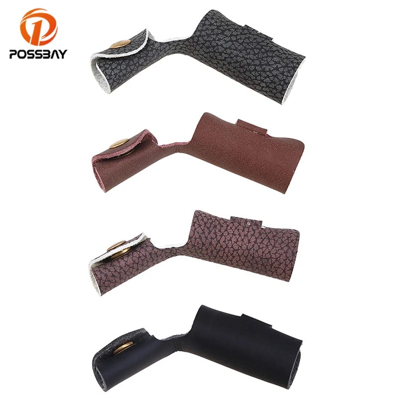 POSSBAY Motorcycle Leather Shift Shifter Sock Peg Gear Cover Motorbike Protector Universal for Honda BMW Kawasaki Covers | Автомобили и