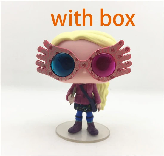 Luna Lovegood# Harry poter 41# Коллекция виниловых экшн-игрушек, модель детских игрушек для детей, подарок на день рождения, Рождество - Цвет: with box