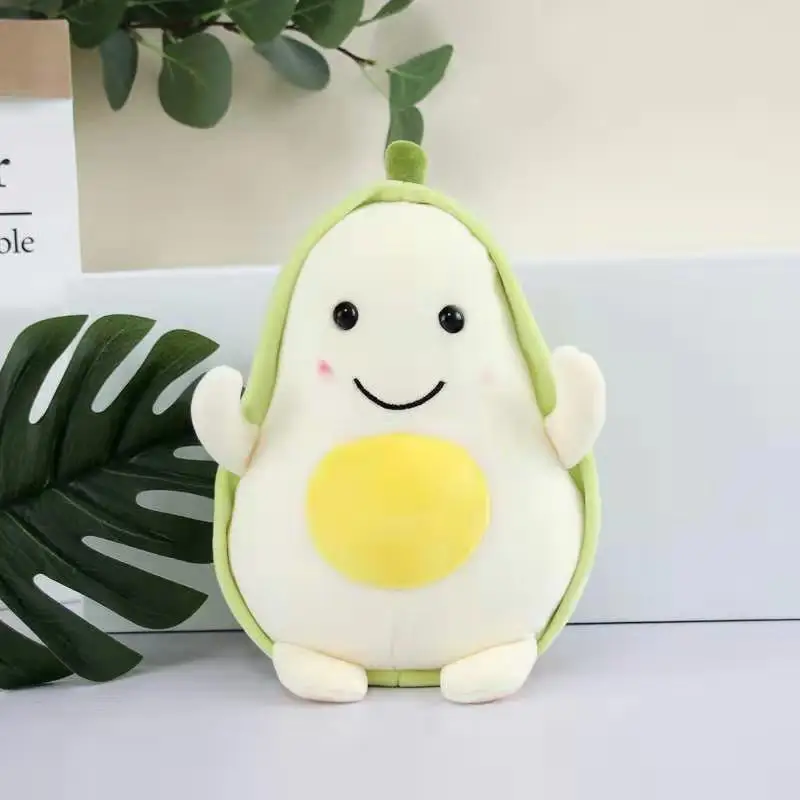 23cm Мультяшная плюшевая игрушка детская Авокадо Фрукты плюшевая игрушка в форме растения мультяшная милая плюшевая кукла подушка для мальчиков и девочек антистрессовая подушка - Цвет: 23cm
