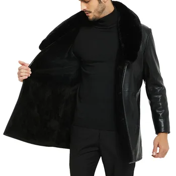 

Winter Motorcycle male Leather Jackets Men Windbreaker PU Jackets Male Outwear Warm PU Baseball Jackets Size 4XL 2019