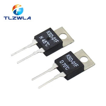 

5PCS/lot KSD-01F Temperature Switches TO220 Normally open H and normally closed D 0 degrees -150 degrees