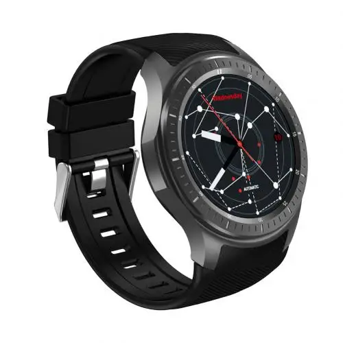 Черный Dm368plus 1 Гб+ 16 Гб монитор сердечного ритма 4G звонок WiFi gps Шагомер Смарт часы - Цвет: Черный
