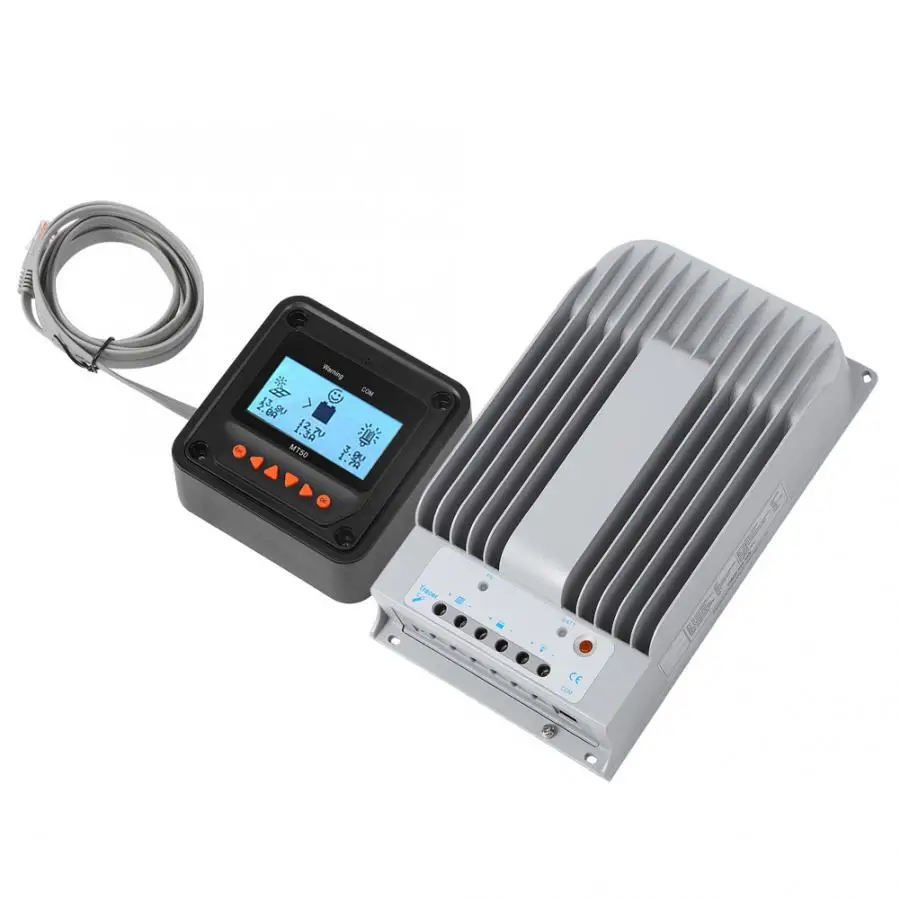 

Controller Solar Charger Controller Temperature Sensor MPPT Solar Panel Charge Controller 4215BN MT50 PC Cable 12V/24V 40A