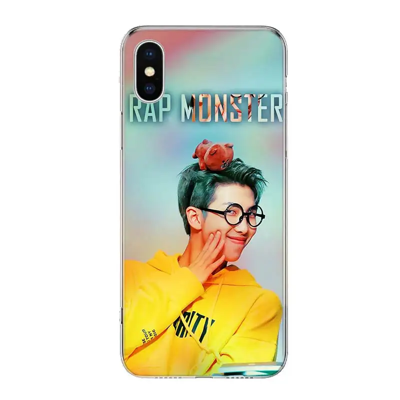 Чехол для телефона Rap Monsters RM Namjoon для iPhone 11 Pro 7 6X8 6S Plus XS MAX+ XR 5S SE 10 Ten Art TPU Coque Capa Shell - Цвет: TW032-9