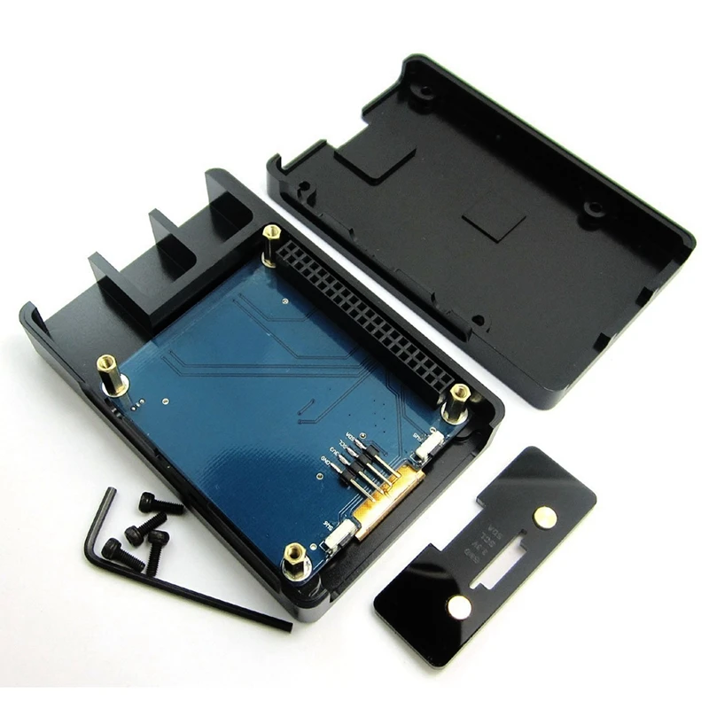 Алюминиевый корпус чехол для Raspberry Pi DIY Kit с 2,2 дюймовым высоким PPI TFT ЖК-экраном Комплект для Raspberry Pi 2 Модель B/B+/Pi