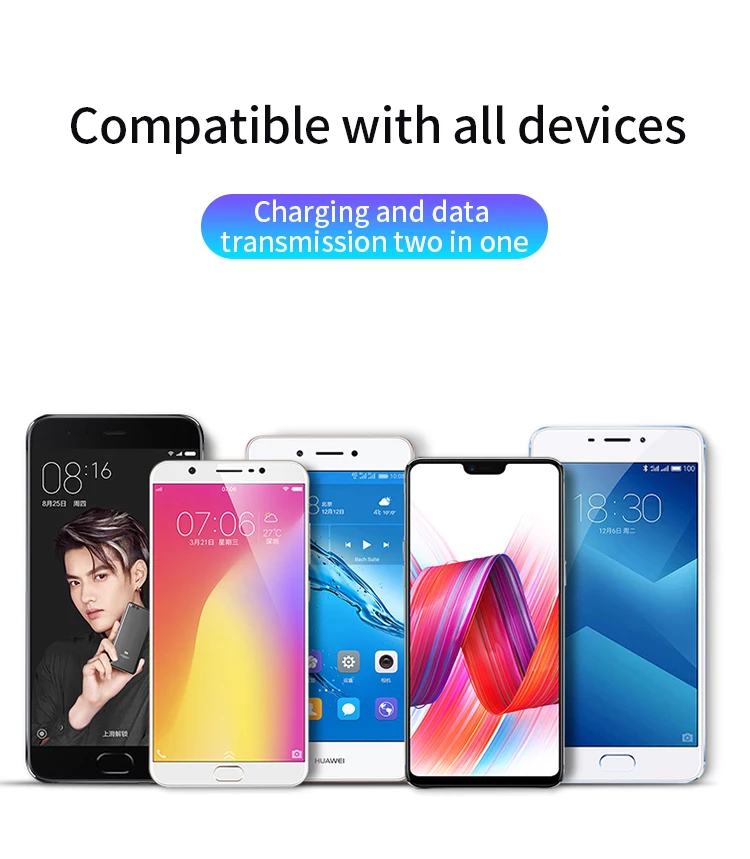 KAKU 2.4A USB TypeC кабель для передачи данных для Redmi Note 7 mi9 USB C кабель для samsung S9 провод для быстрого заряда USB-C кабель для зарядки мобильного телефона