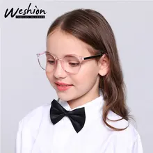 Eyeglasses Prescription Children Optical-Frame Square Blue-Light Computer-Blocking Boy