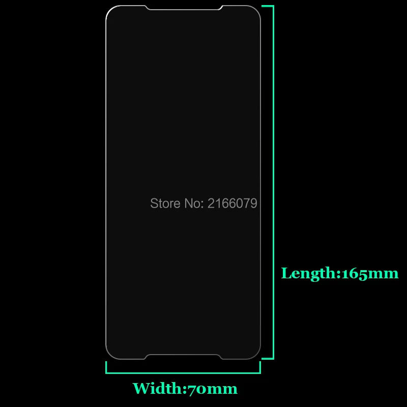 3 шт./партия, 9H 2.5D протектор экрана из закаленного стекла для Asus ROG Phone II ZS660KL 6,5" Защитная пленка+ чистые инструменты