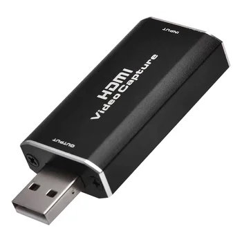 

1080P Audio Grabber Compact Teaching Recording Game Aluminum Alloy Video Card HDMI To USB2.0 Live Broadcasting Portable