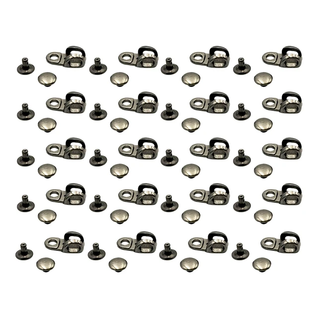 Aukson 20pcs/set Boot Hooks Lace Fittings With Rivets for  Repair/Camp/Hike/Climb Accessories : : Shoes & Handbags