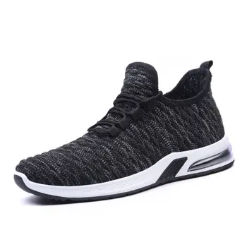 

Sneakers For Men 2020 summer new lace-up running shoes men air cushion comfortable casual shoes Flyknit breathable shoes man