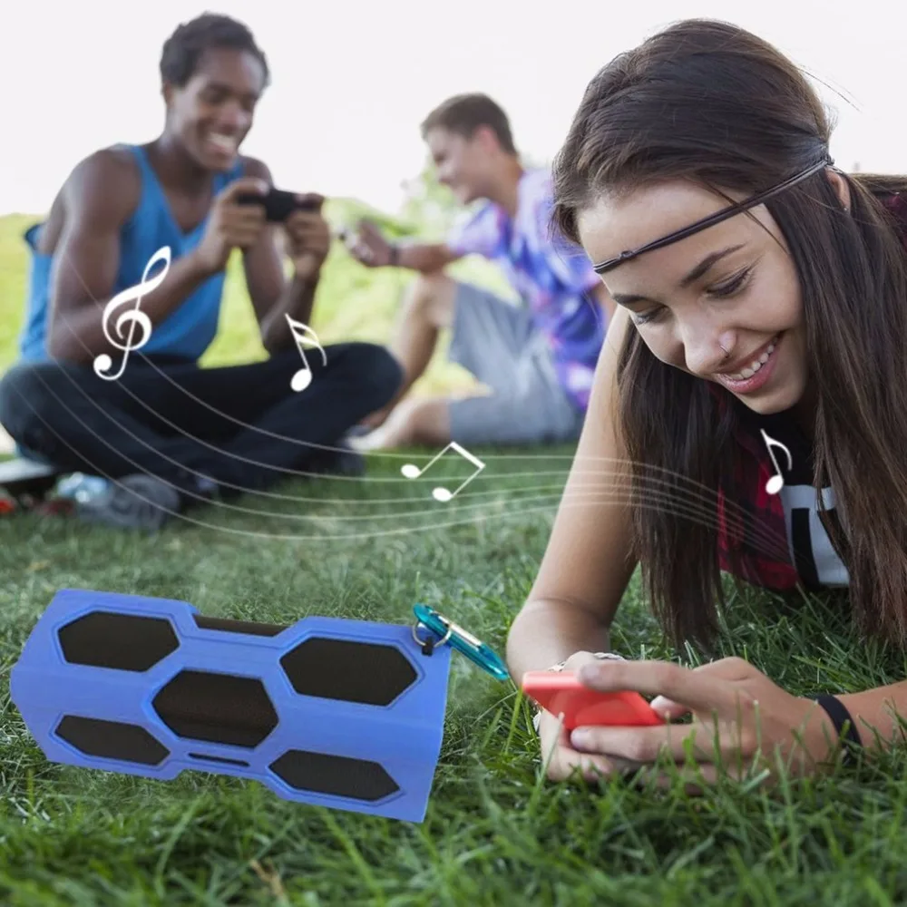 Водонепроницаемый портативный Bluetooth динамик грязепроницаемый падение устойчивый Спорт Беспроводная музыкальная Колонка Поддержка громкой связи звонки дропшиппинг