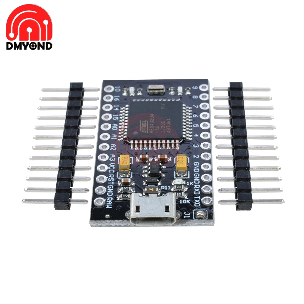 1 шт. с Загрузчиком Pro Micro Leonardo ATmega32U4 ATMEGA32U4 AU 5 в 16 МГц модуль контроллер Usb для Arduino